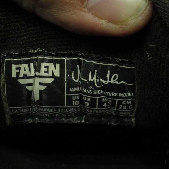 Fallen Skate Shoes Mens 10 Brown Chunky Heavyweight Jamie Thomas Pro Model - Picture 9 of 14